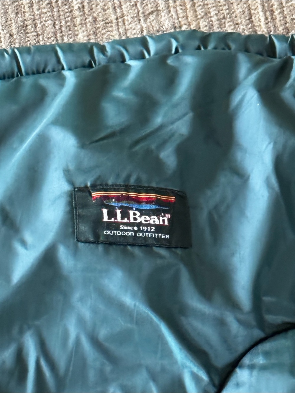 L.L. Bean Kids Flannel Lined Camp Sleeping Bag